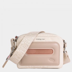 Sac Banane Hedgren Americano Femme Beige | PII7491AJ