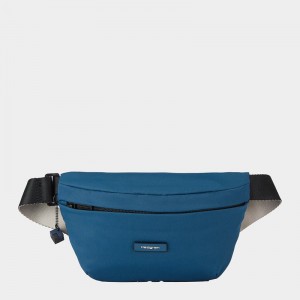 Sac Banane Hedgren Halo Femme Bleu | RKN1117VW