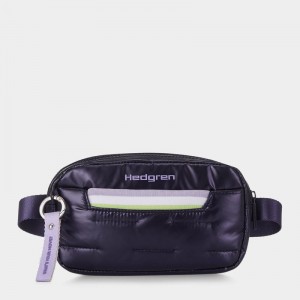 Sac Banane Hedgren Snug Femme Violette Bleu Foncé | SUW2080MQ