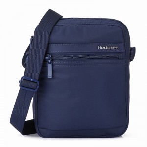 Sac Bandoulière Hedgren Rush Femme Bleu Foncé | WNK6915FX