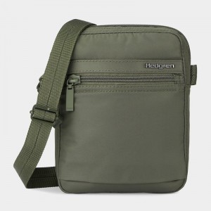 Sac Bandoulière Hedgren Rush Femme Vert Foncé | OVJ1752AX