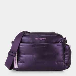 Sac Porté Épaule Hedgren Cozy Femme Violette Bleu Foncé | EDI3894OM