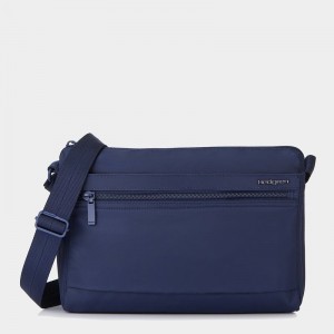 Sac Porté Épaule Hedgren Eye Medium Femme Bleu Foncé | KUR5021OB