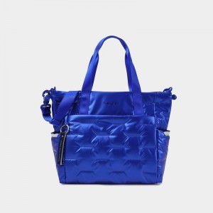 Sacs Fourre Tout Hedgren Puffer Femme Bleu | VUV5746LQ