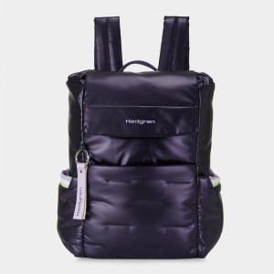 Sacs à Dos Hedgren Billowy Femme Violette Bleu Foncé | JLO4240IJ