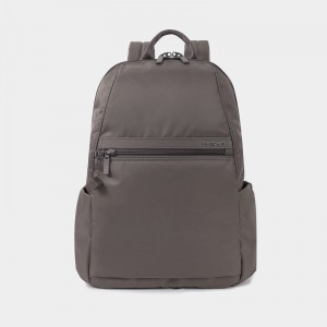 Sacs à Dos Hedgren Vogue Xxl Femme Grise Marron | TCA7028CD