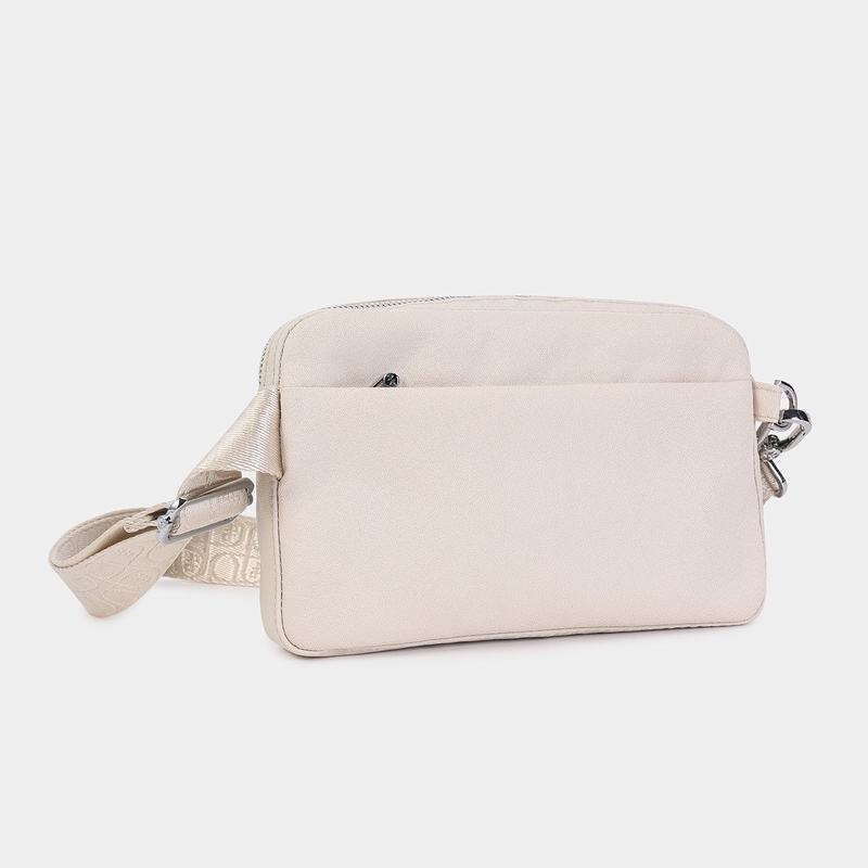 Sac Banane Hedgren Americano Femme Beige | PII7491AJ