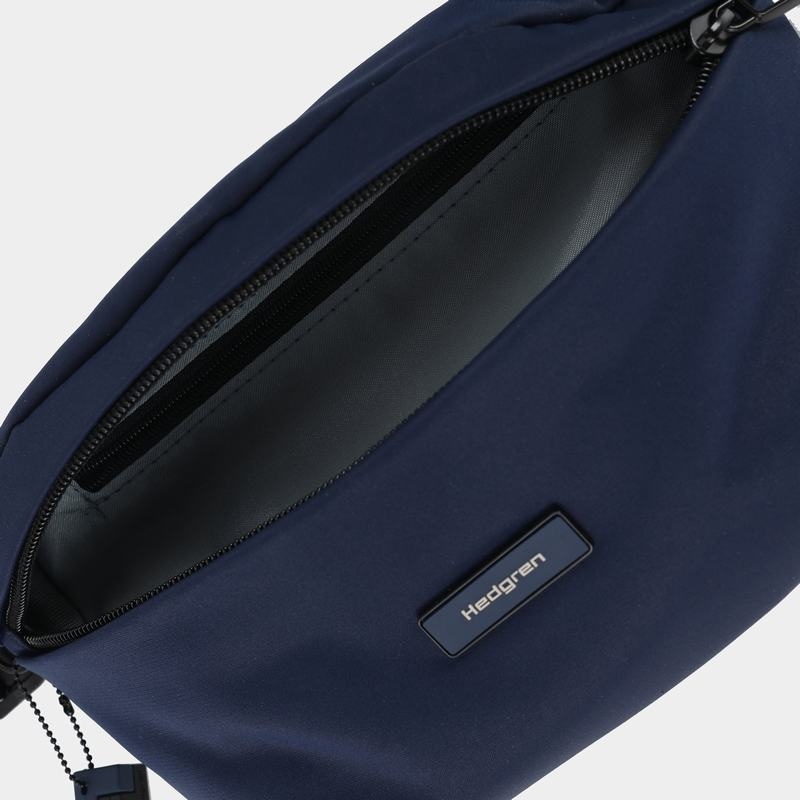 Sac Banane Hedgren Halo Femme Bleu Marine | PIE8351TX