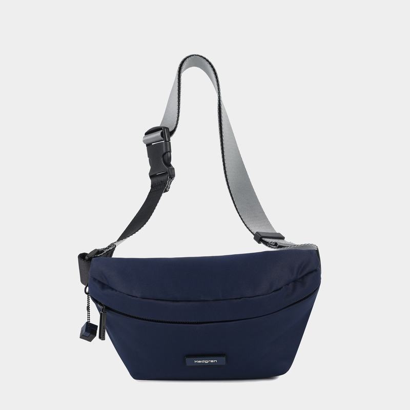 Sac Banane Hedgren Halo Femme Bleu Marine | PIE8351TX