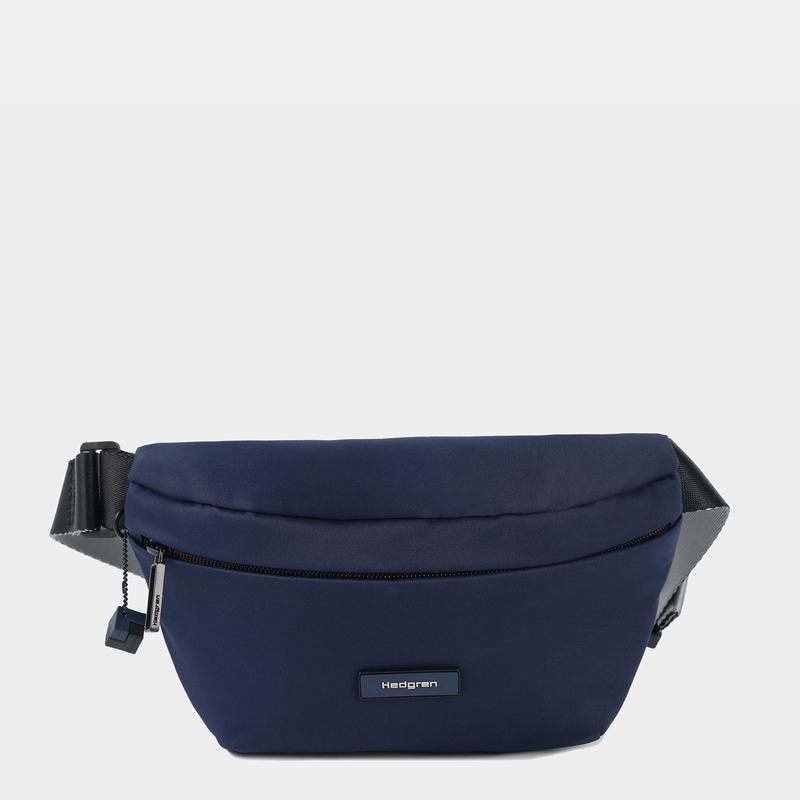 Sac Banane Hedgren Halo Femme Bleu Marine | PIE8351TX