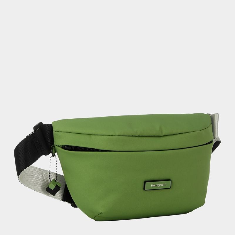 Sac Banane Hedgren Halo Femme Vert | IRE7070IT