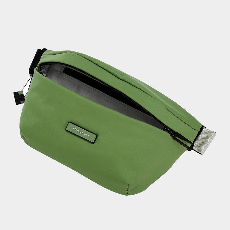 Sac Banane Hedgren Halo Femme Vert | IRE7070IT