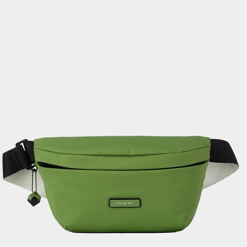 Sac Banane Hedgren Halo Femme Vert | IRE7070IT