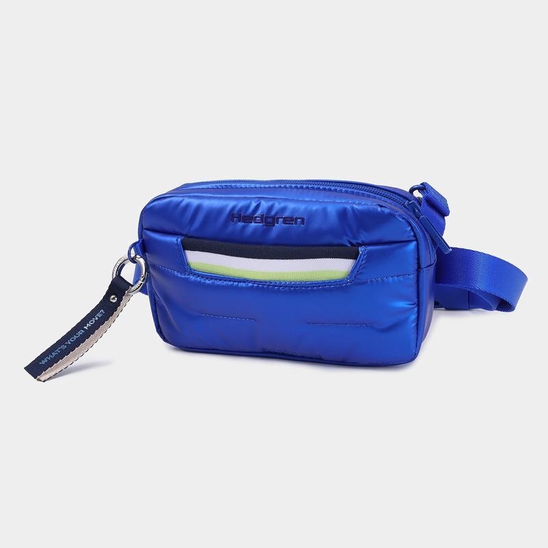 Sac Banane Hedgren Snug Femme Bleu | QZR3565EI