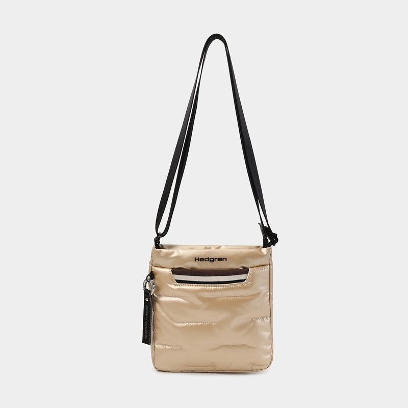 Sac Bandoulière Hedgren Cushy Femme Beige | OJM3946WM