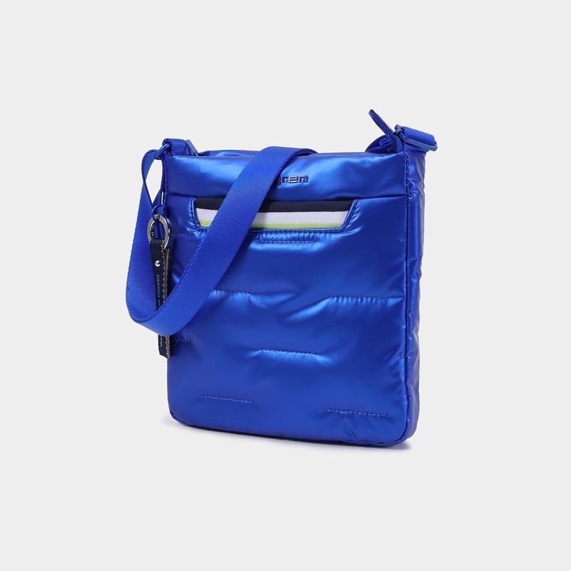 Sac Bandoulière Hedgren Cushy Femme Bleu | IBY8954SQ