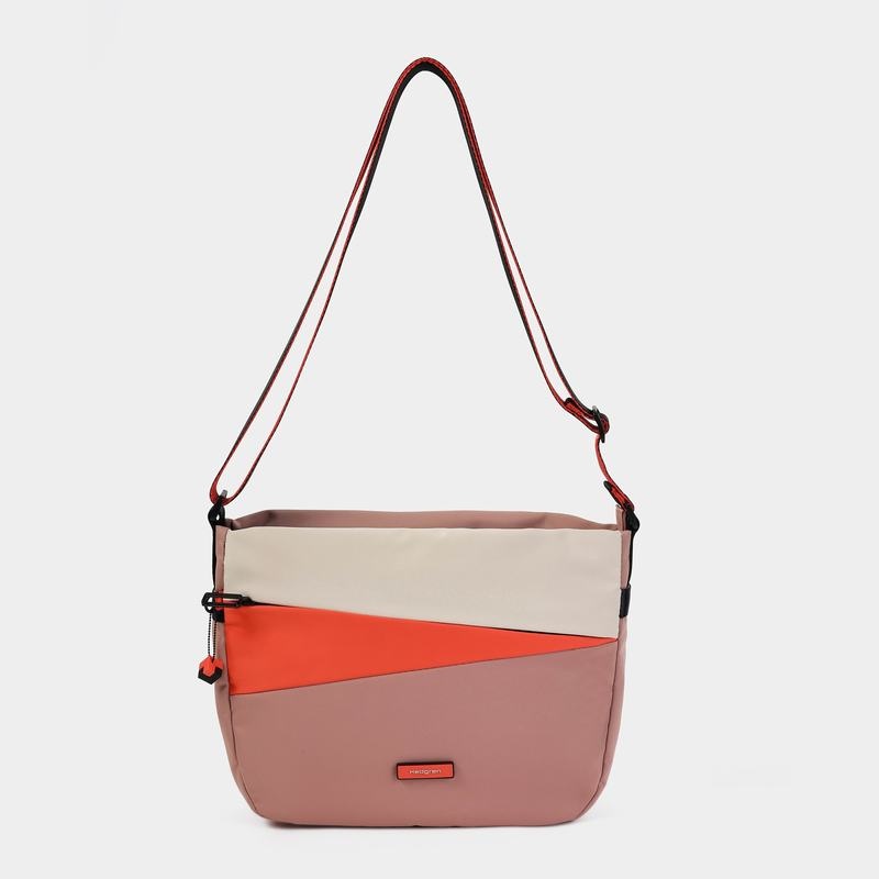 Sac Bandoulière Hedgren Gravity Femme Rose Orange | RVJ1791VM