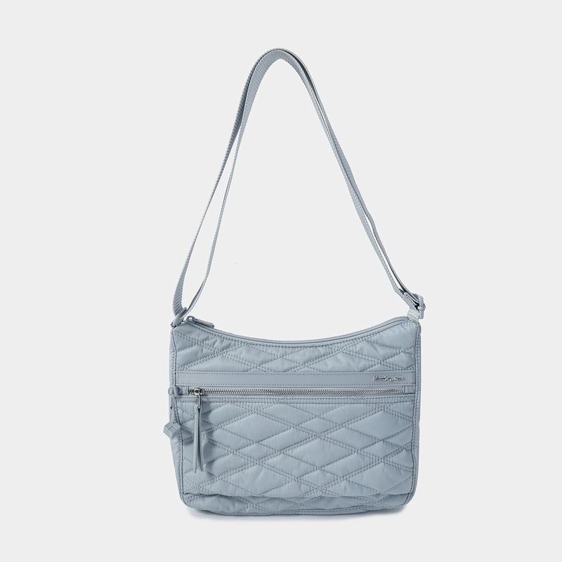 Sac Bandoulière Hedgren Harpers Femme Bleu Clair | UOJ6211BP