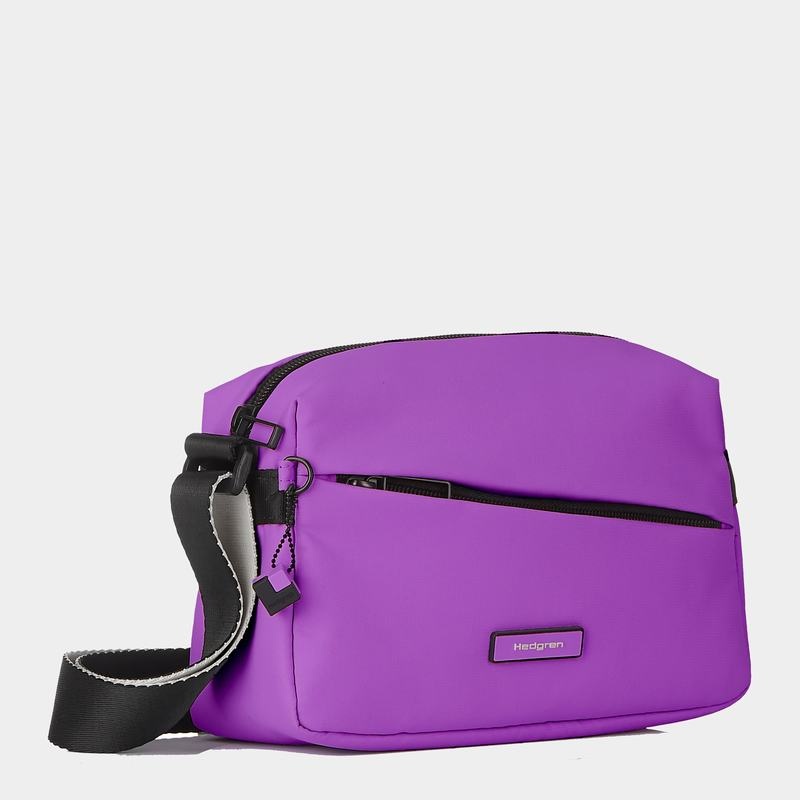 Sac Bandoulière Hedgren Neutron Small Femme Violette | DBY527EM