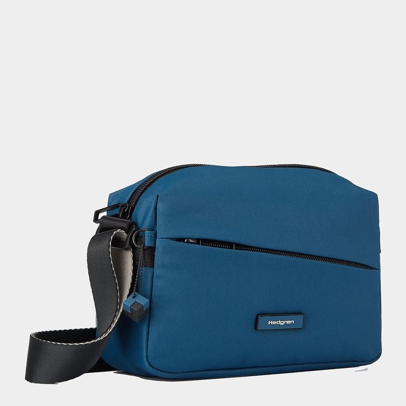 Sac Bandoulière Hedgren Neutron Small Femme Bleu | GRG411YS