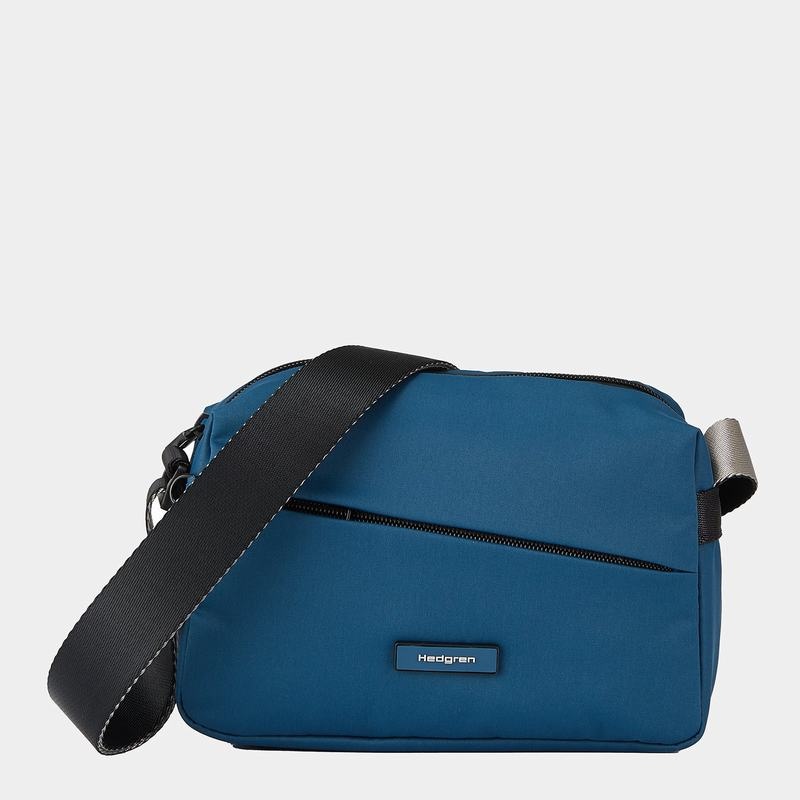 Sac Bandoulière Hedgren Neutron Small Femme Bleu | GRG411YS