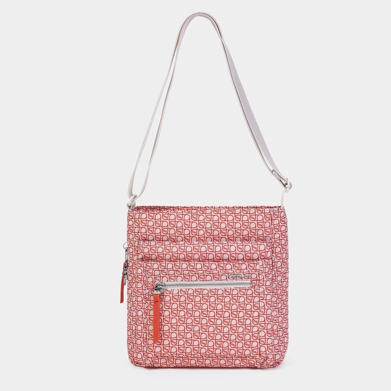 Sac Bandoulière Hedgren Orva Femme Orange Corail Grise | YZN6252MP