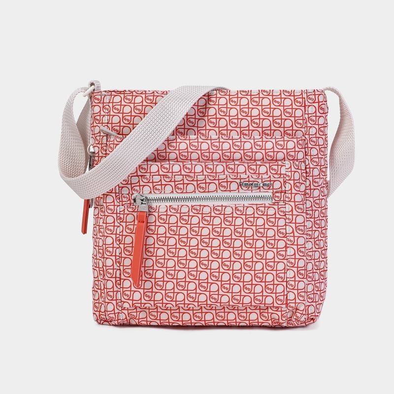 Sac Bandoulière Hedgren Orva Femme Orange Corail Grise | YZN6252MP