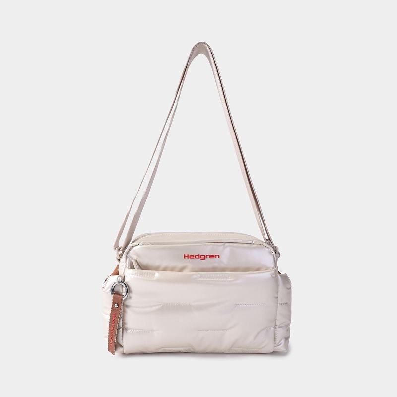 Sac Porté Épaule Hedgren Cozy Femme Beige | UYN2231NA