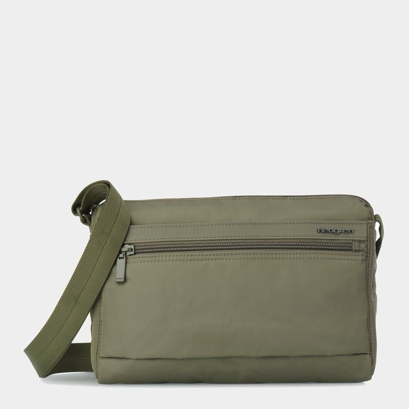 Sac Porté Épaule Hedgren Eye Rfid Medium Femme Vert | MYK6280VX