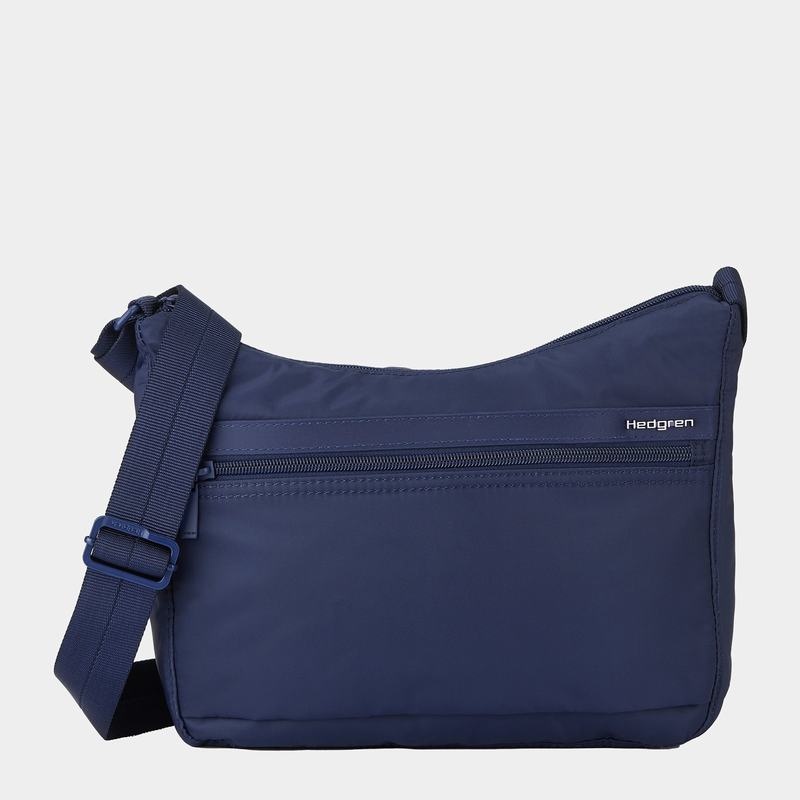 Sac Porté Épaule Hedgren Harper\'s Rfid Femme Bleu Foncé | FUT3742EV