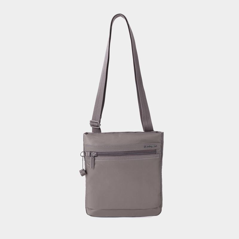 Sac Porté Épaule Hedgren Leonce Femme Grise Marron | ZQZ9929SQ