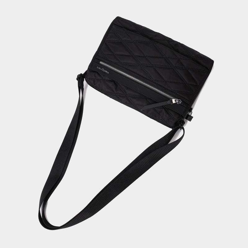 Sac Porté Épaule Hedgren Matelassé Eye Rfid Medium Femme Noir | BBG9174YN