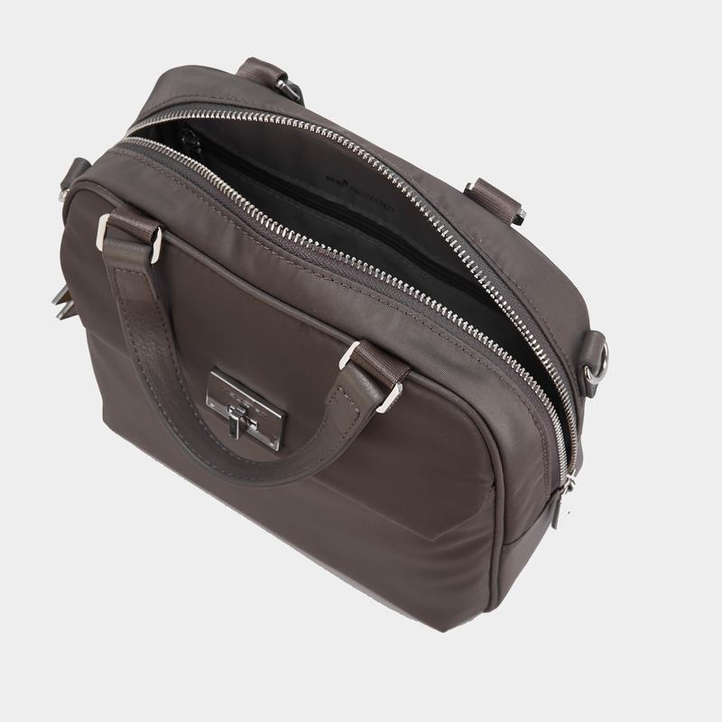 Sac a Main Hedgren Even Femme Grise Marron | LRN4217AR