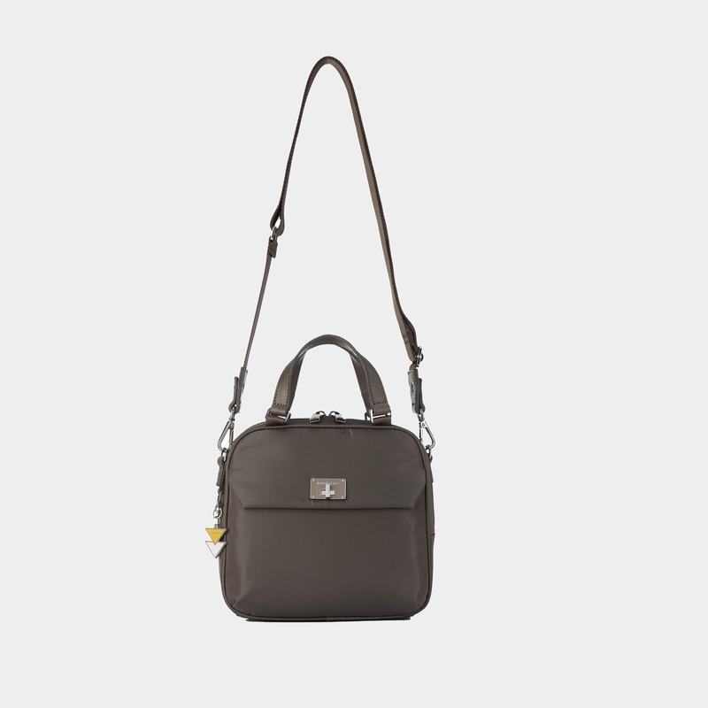 Sac a Main Hedgren Even Femme Grise Marron | LRN4217AR