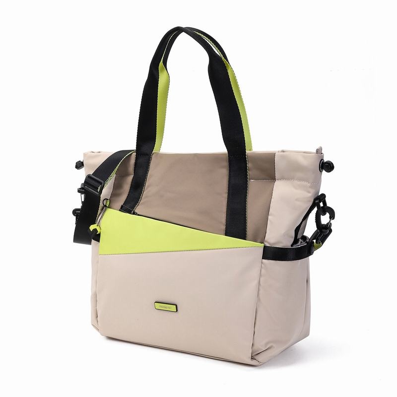 Sacs Fourre Tout Hedgren Galactic Femme Beige | TZZ9067CO