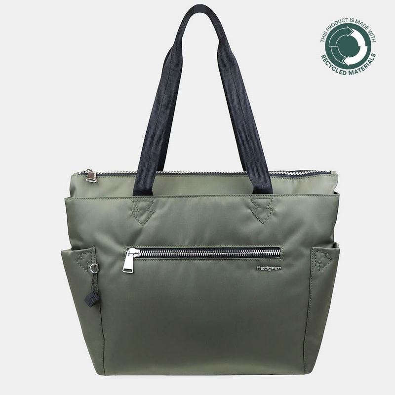 Sacs Fourre Tout Hedgren Margaret Sustainably Made Femme Vert | EGE9426VO