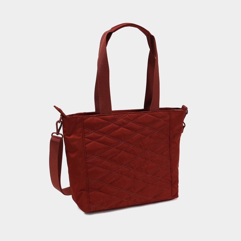 Sacs Fourre Tout Hedgren Zoe Medium Rfid Femme Rouge Marron | MBC4490YZ