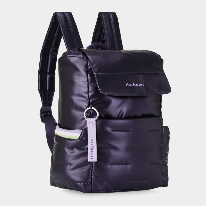 Sacs à Dos Hedgren Billowy Femme Violette Bleu Foncé | JLO4240IJ