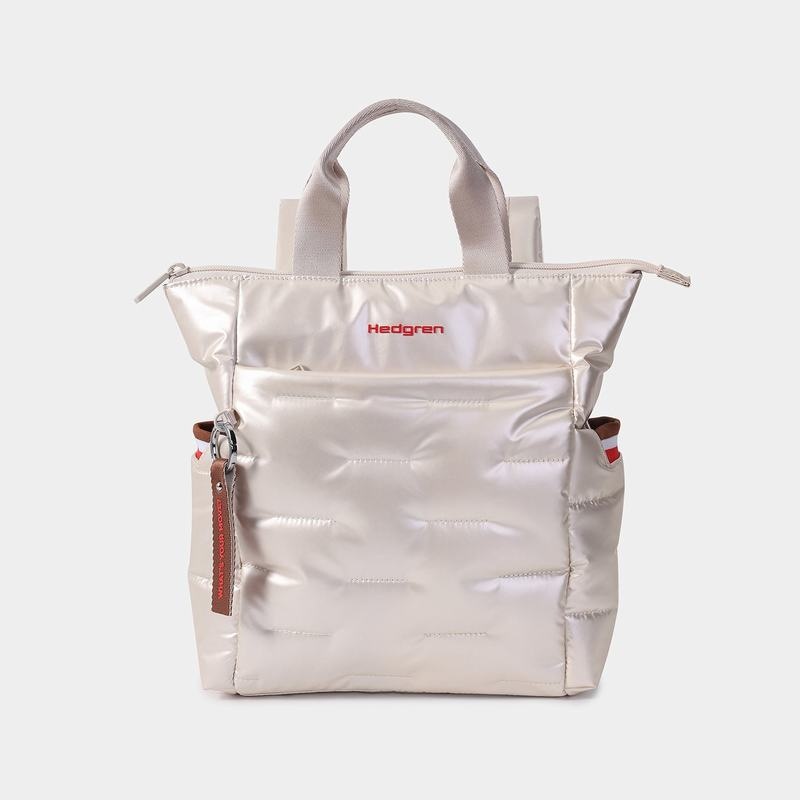 Sacs à Dos Hedgren Comfy Femme Beige | XDE6479EL