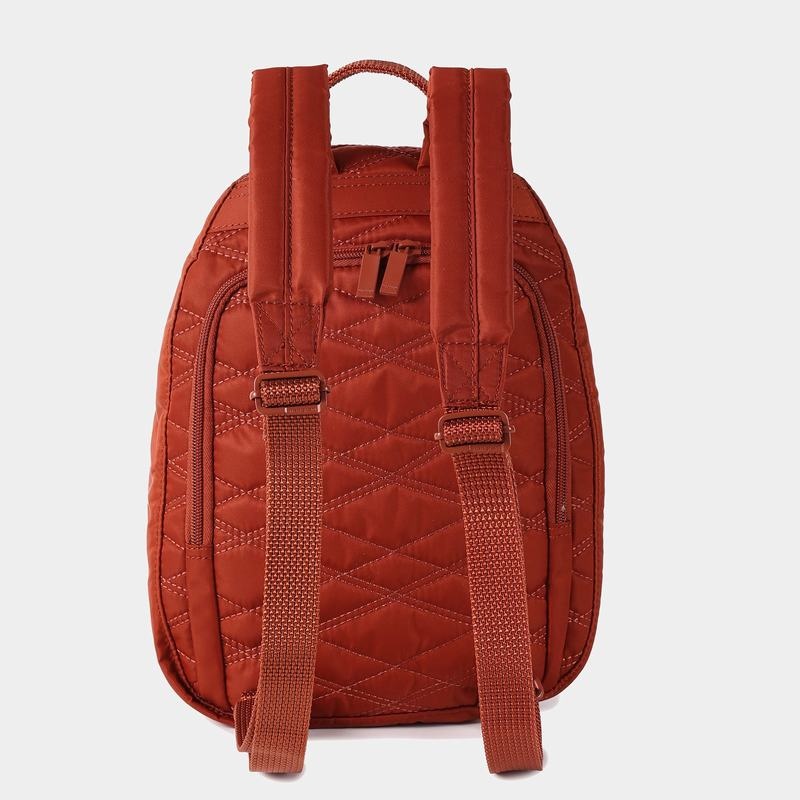 Sacs à Dos Hedgren Vogue Rfid Femme Rouge Marron | TLB3832HX