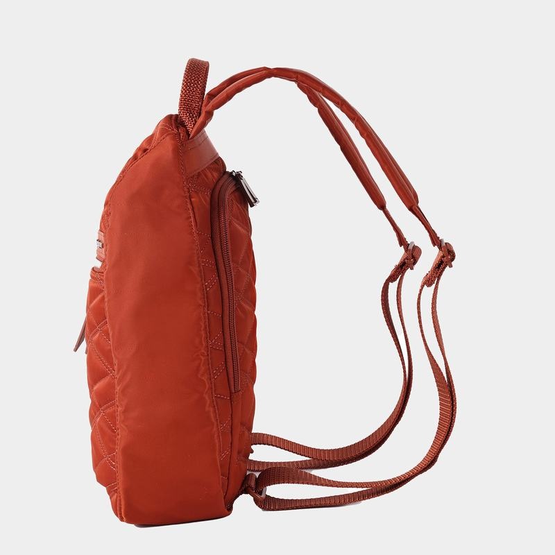 Sacs à Dos Hedgren Vogue Rfid Femme Rouge Marron | TLB3832HX